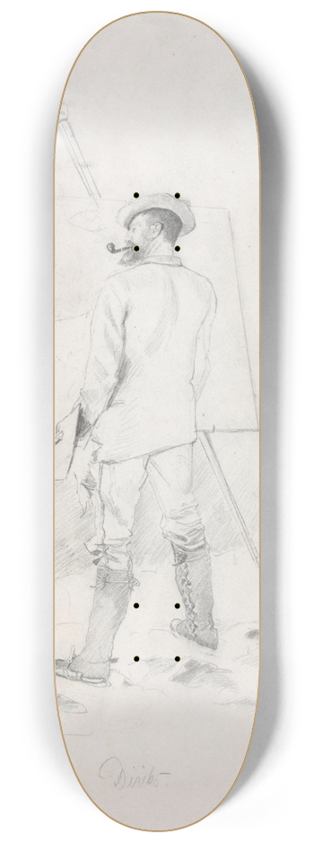 Christian Krohg - Edvard Diriks 8.25 inch art skate deck