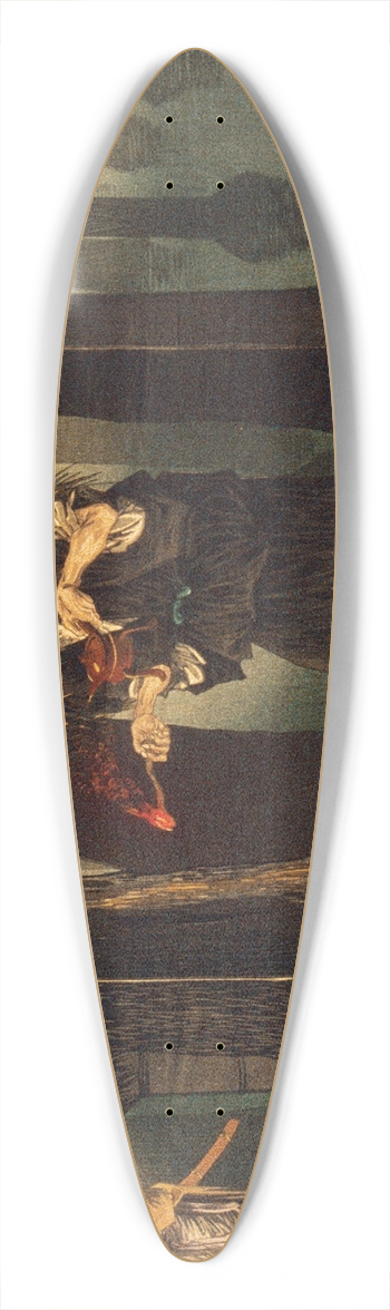 Kobayashi Kiyochika - Taira no Tadamori Captures the Priest of Mid 39.3 inch art pintail longboard deck