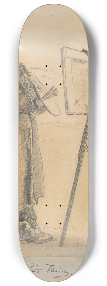 Christian Krohg - Frits Thaulow 8.25 inch art skate deck
