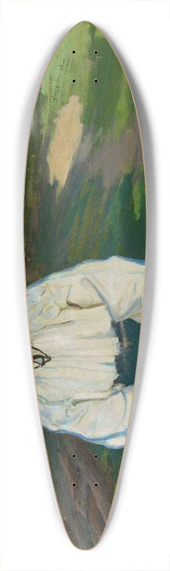 Konrad Krzyanowski - Peasant woman (of Ukrainian descent) 39.3 inch art pintail longboard deck