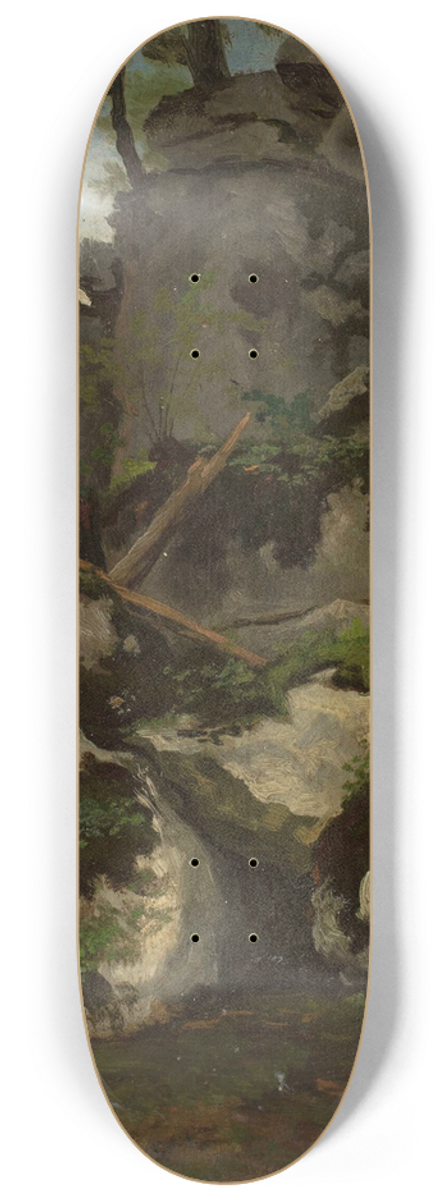 Adrian Gbocki - Landscape with rocks from the vicinity of Mzurw 8.25 inch art skate deck