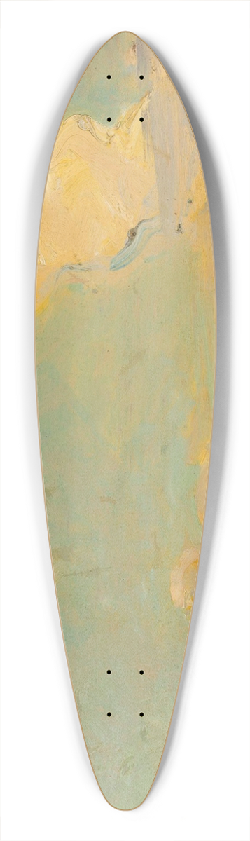 Konrad Krzyanowski - Sea, sketch 39.3 inch art pintail longboard deck