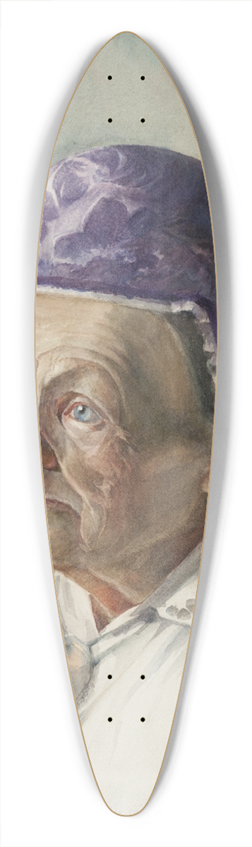 Konrad Mgi - Naise portree (tanuga) 39.3 inch art pintail longboard deck