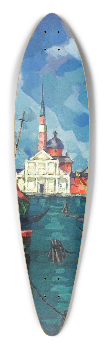Konrad Mgi - Veneetsia 39.3 inch art pintail longboard deck