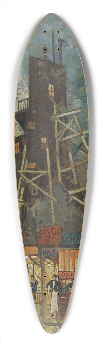 Konstantin Alexeevich Korovin - Parisian Boulevard 39.3 inch art pintail longboard deck