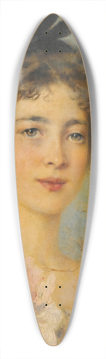 Konstantin Egorovich Makovsky - Portrait Of An Elegant Lady 39.3 inch art pintail longboard deck