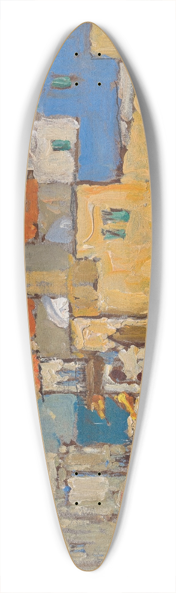 Konstantin Ivanovich Gorbatov - Mosque in Jaffa 39.3 inch art pintail longboard deck