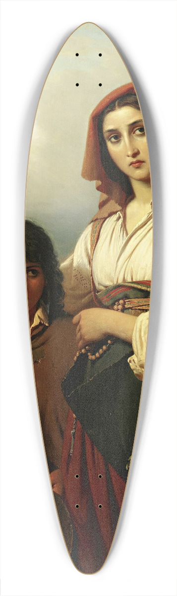 Konstantin Johannes Franz Cretius - A Mothers Hope 39.3 inch art pintail longboard deck