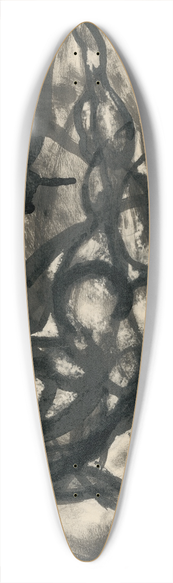 Kontantn Bauer - ensk akt 39.3 inch art pintail longboard deck