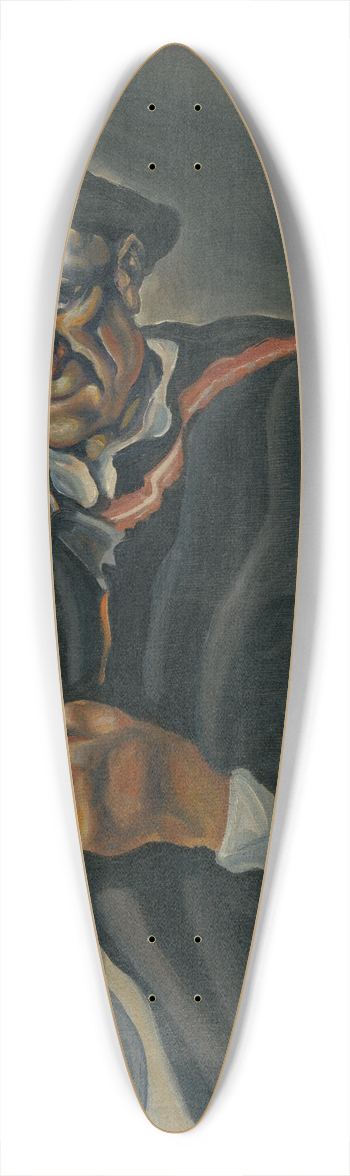 Kontantn Bauer - Sedliak 39.3 inch art pintail longboard deck