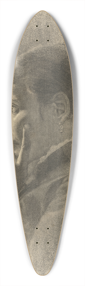 kos Aranyossy - Podobize eny opretej o av ruku 39.3 inch art pintail longboard deck