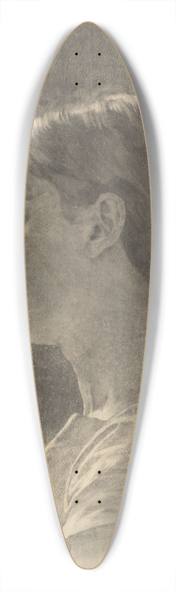 kos Aranyossy - tdia hlavy mladej eny 39.3 inch art pintail longboard deck