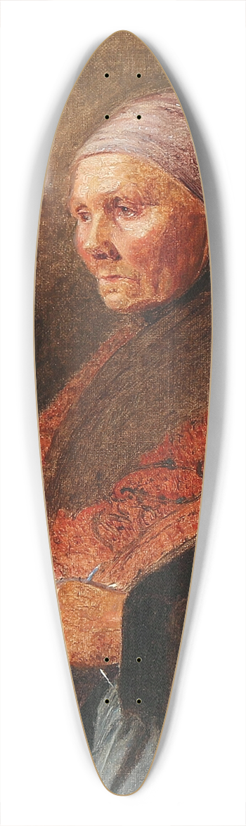 Kristian Zahrtmann - En Amagerkone 39.3 inch art pintail longboard deck
