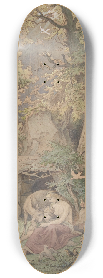 Adrian Ludwig Richter - Genoveva 8.25 inch art skate deck