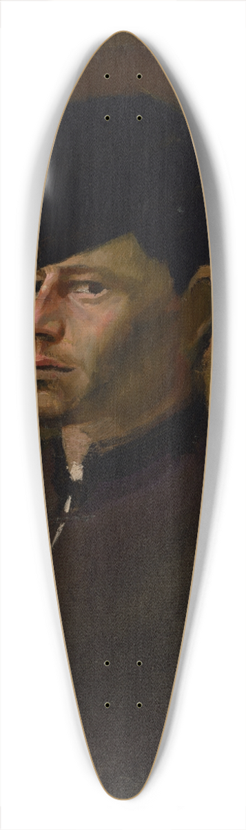 Ladislav Mednynszky - Dandy in Fur Cap with Pipe 39.3 inch art pintail longboard deck