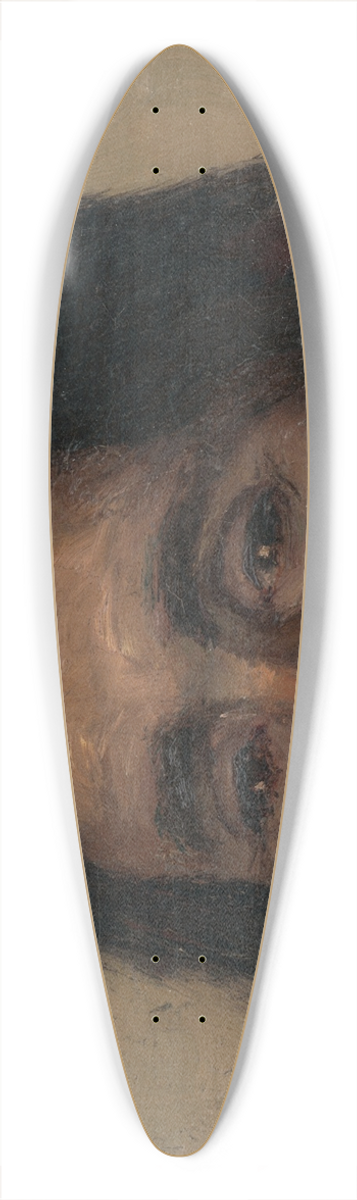 Ladislav Mednynszky - Fragment of a Head Study of a Gypsy 39.3 inch art pintail longboard deck