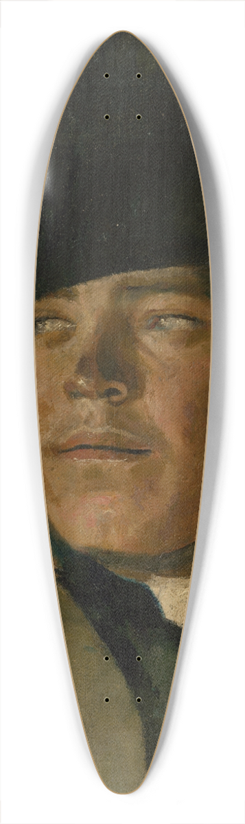 Ladislav Mednynszky - Groom in a Fur Cap 39.3 inch art pintail longboard deck