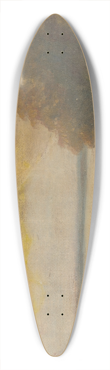 Ladislav Mednynszky - Landscape with a Lake 39.3 inch art pintail longboard deck