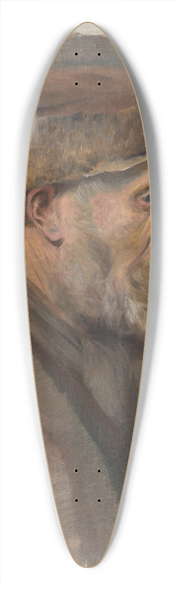 Ladislav Mednynszky - Study of a Poor Old Man in a Fur Cap 39.3 inch art pintail longboard deck