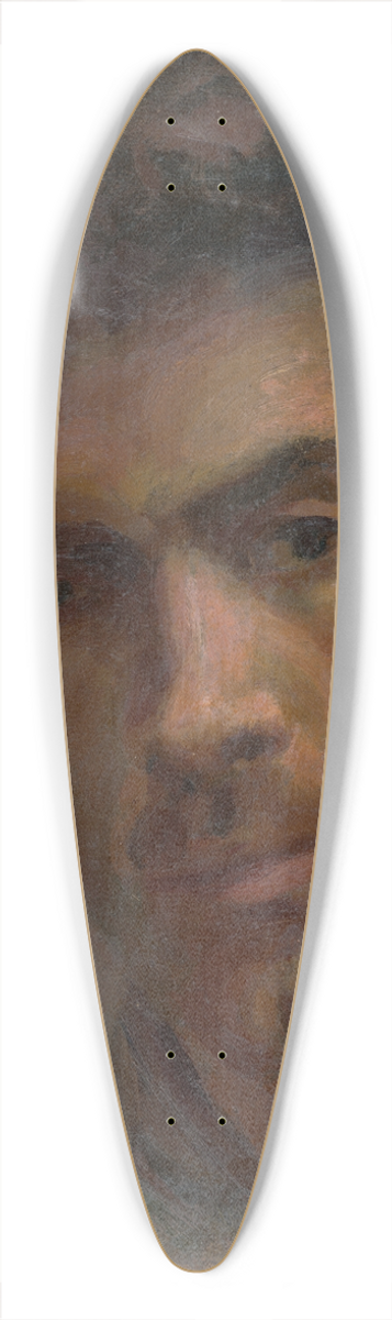 Ladislav Tresko - Head Study of a Man 39.3 inch art pintail longboard deck