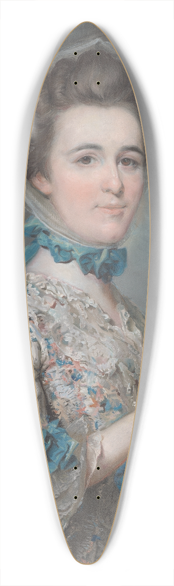 Lady Mary Lowther - Self-portrait 39.3 inch art pintail longboard deck