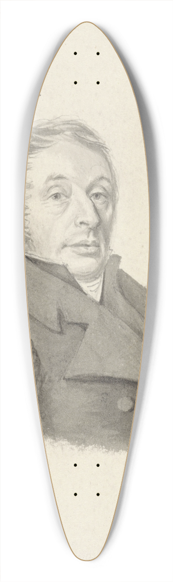 Lambertus Johannes Hansen - Portret van Carel Lodewijk Hansen 39.3 inch art pintail longboard deck