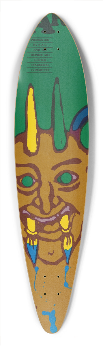 Lanny Sommese - Beaux arts ball 39.3 inch art pintail longboard deck