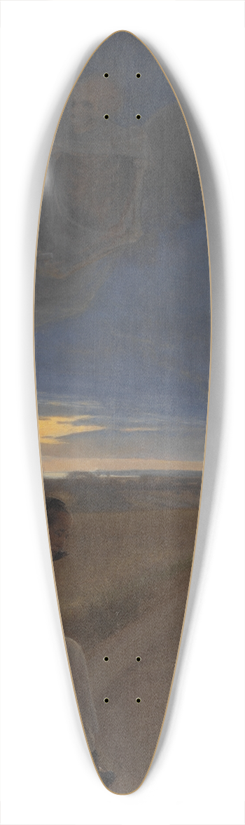 Laurits Andersen Ring - Evening 39.3 inch art pintail longboard deck