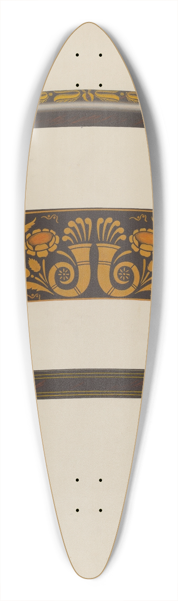 Lawrence Flynn - Back of Hitchcock Chair 39.3 inch art pintail longboard deck