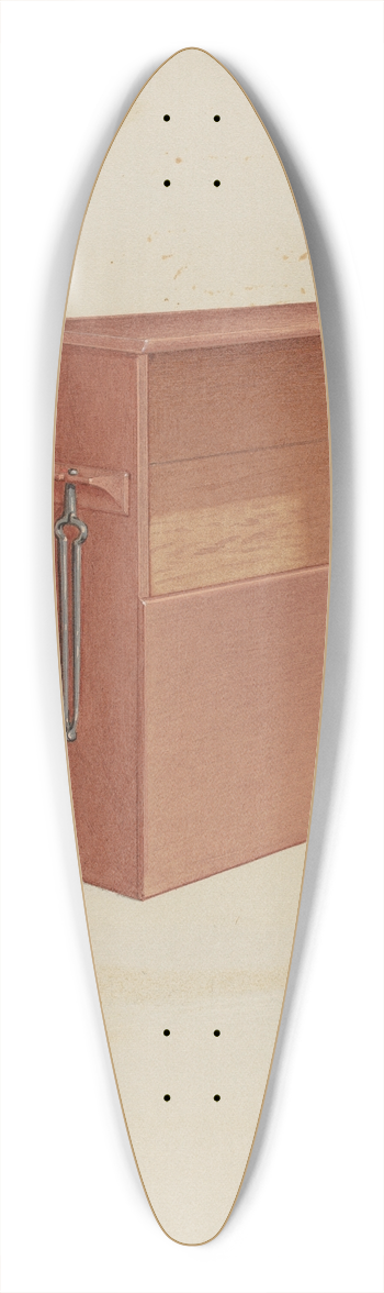 Lawrence Foster - Wood Box 39.3 inch art pintail longboard deck