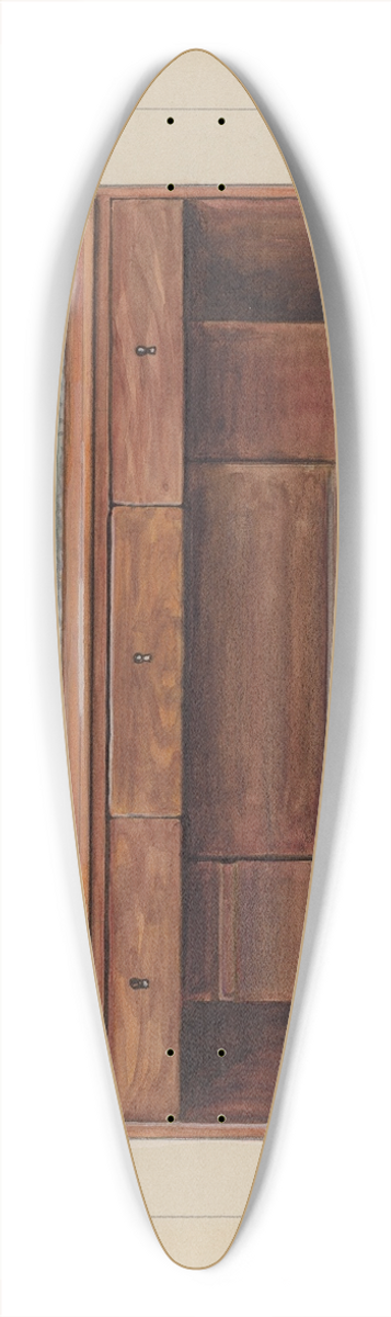 Lawrence Phillips - Desk 39.3 inch art pintail longboard deck