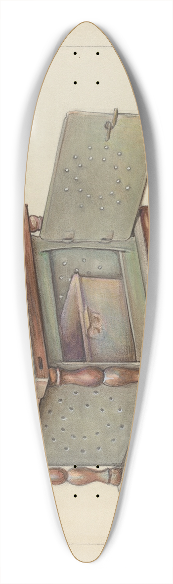 Lawrence Phillips - Foot Warmer 39.3 inch art pintail longboard deck