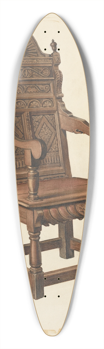 Lawrence Phillips - Jacobean Armchair 39.3 inch art pintail longboard deck