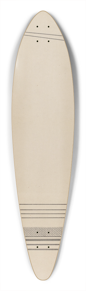Lawrence Phillips - Side Chair 39.3 inch art pintail longboard deck