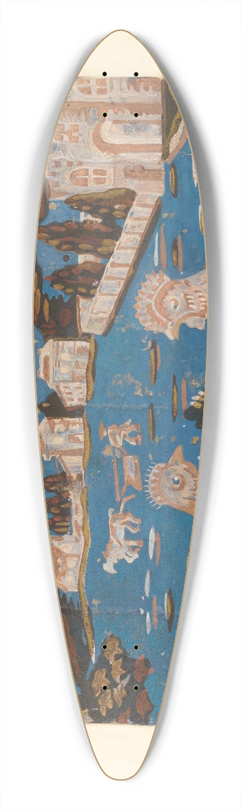 Lazar Rubinstein - Bandbox 39.3 inch art pintail longboard deck