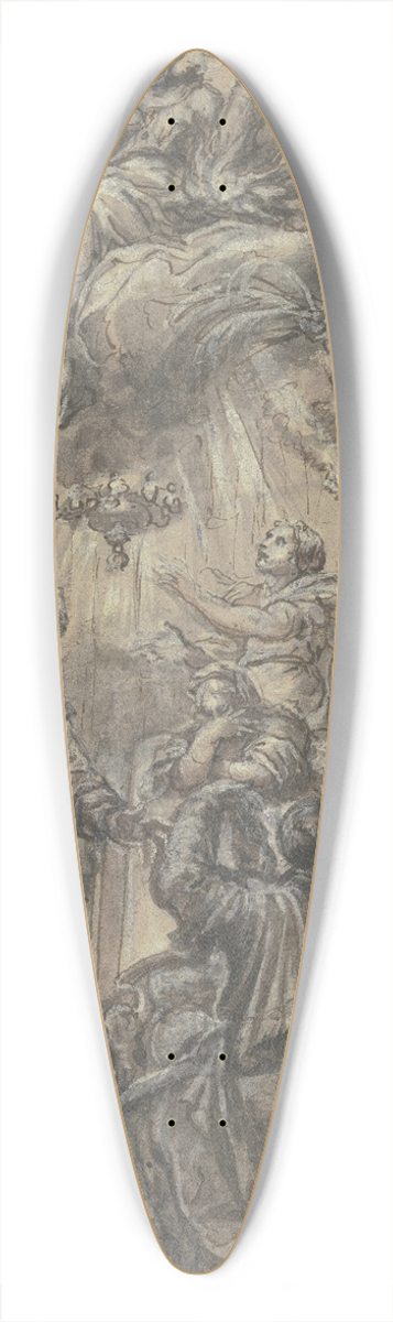 Lazzaro Baldi - Martyrium eines Jesuiten 39.3 inch art pintail longboard deck