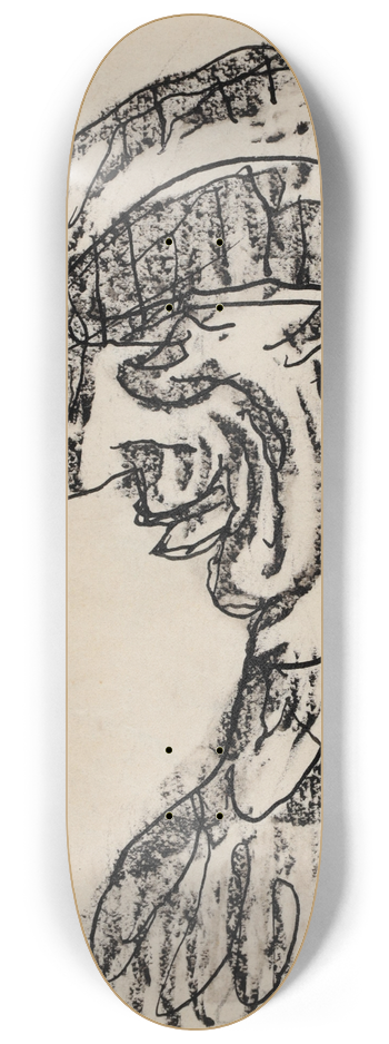 Christian Rohlfs - Der Trinker 8.25 inch art skate deck