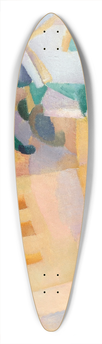 Leo Gestel - Mallorca, Terreno 39.3 inch art pintail longboard deck
