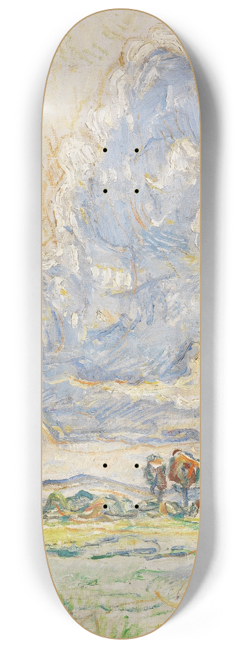 Christian Rohlfs - Landschaft 8.25 inch art skate deck