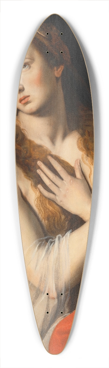 Leonardo Grazia - Mary Magdalen 39.3 inch art pintail longboard deck