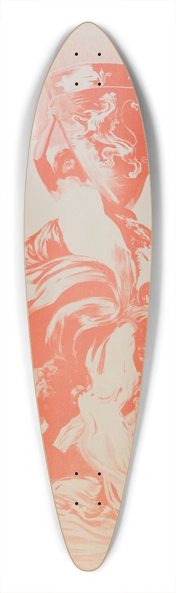Leonetto Cappiello - Exposition internationale Lyon 39.3 inch art pintail longboard deck