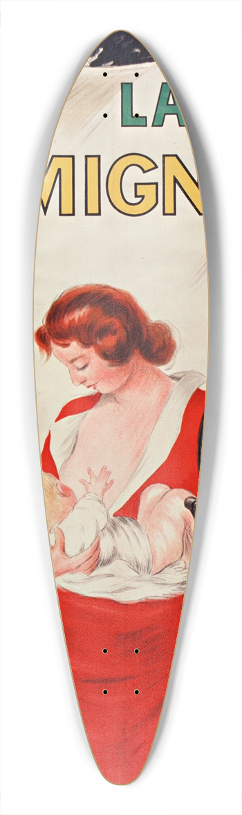 Leonetto Cappiello - Laveuse Mignon 39.3 inch art pintail longboard deck