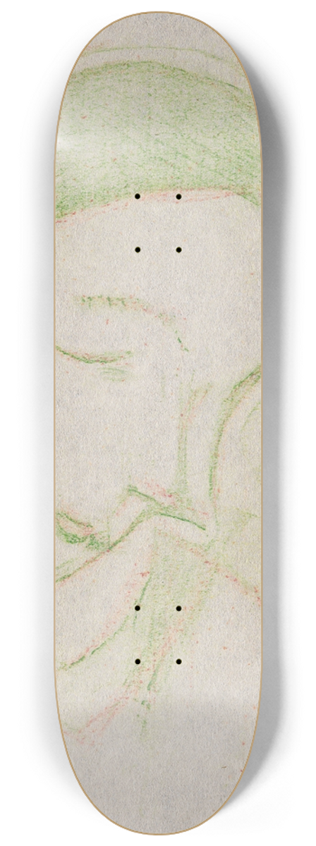 Christian Rohlfs - Schlafendes Ehepaar 8.25 inch art skate deck