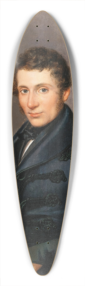 Leopold Fertbauer - Portrt 39.3 inch art pintail longboard deck