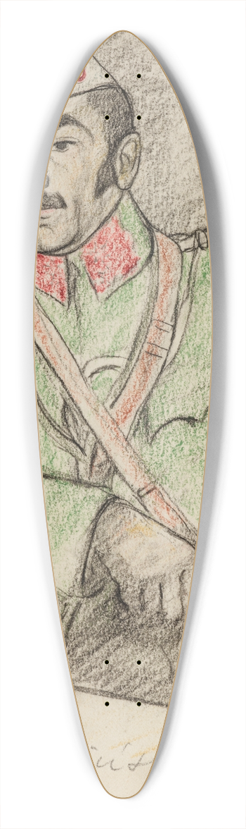 Leopold Gottlieb - Jan Pryziski, cavalry lieutenant, kmdt 6 Swedish lancers of the Polish 39.3 inch art pintail longboard deck