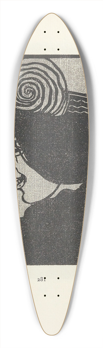 Leopold Stolba - Ver Sacrum 1903 S 281 39.3 inch art pintail longboard deck