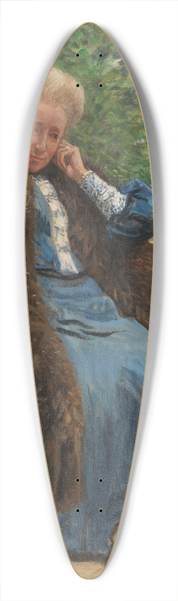 Leopold von Kalckreuth - Ohne Titel 39.3 inch art pintail longboard deck