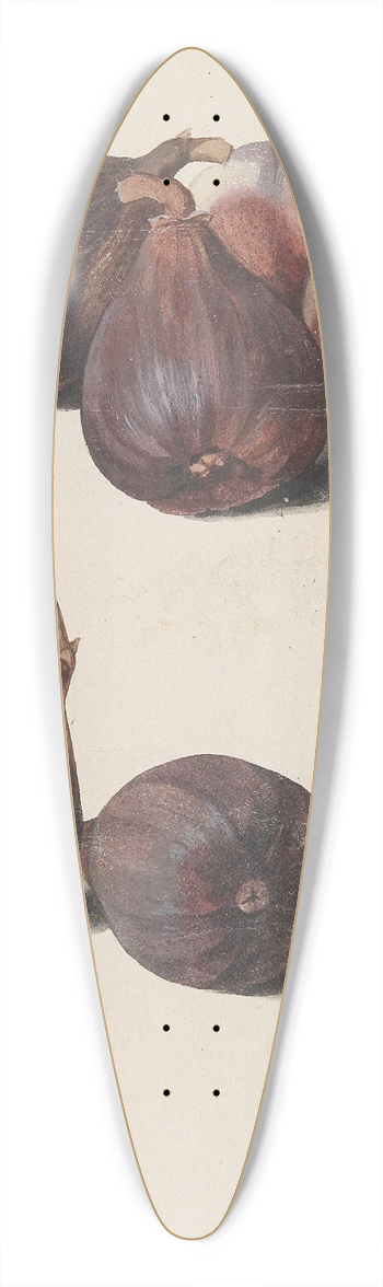 Leopold Zinngger - Feigen und Pfirsiche 39.3 inch art pintail longboard deck