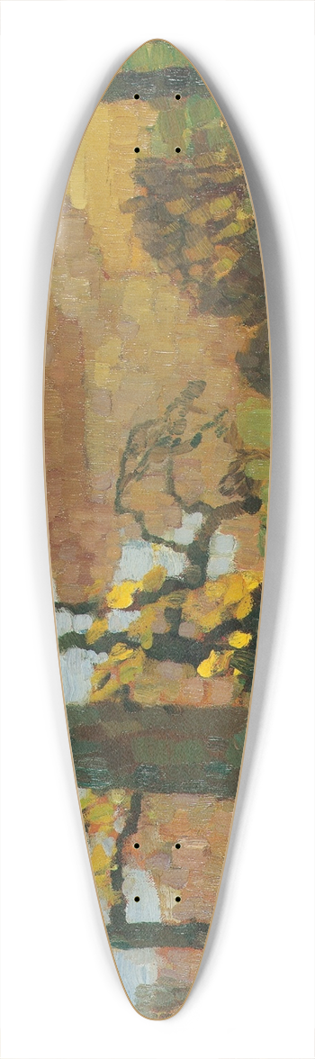 Leo Putz - Herbst am Chiemsee 39.3 inch art pintail longboard deck