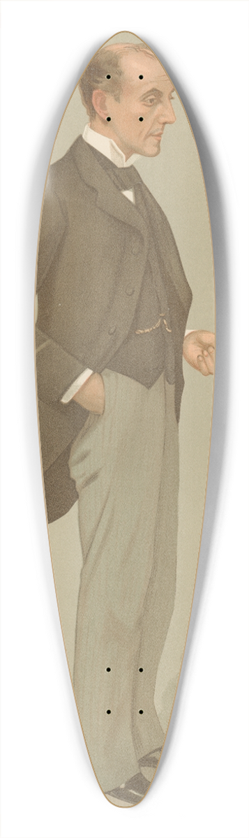 Leslie Matthew Ward - Anthony Hope, Anthony Hope Hawkins 39.3 inch art pintail longboard deck